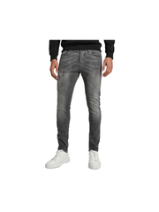 G-Star Men's 3301 Slim Superstretch Faded Crow Destroyed Black Jean