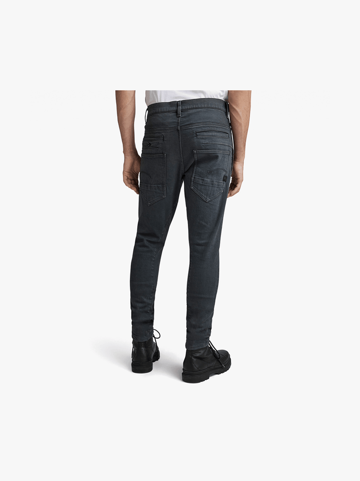 G-Star Men's Grey Slim D-Staq 3D Worn In Jeans