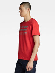 G-Star Men's Reflective Originals Graphic Red T-Shirt