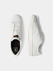 G-Star White Cadet Leather Sneakers