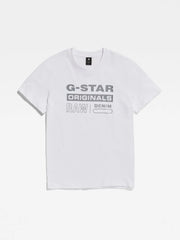 G-Star Men's Reflective Originals Graphic White T-Shirt
