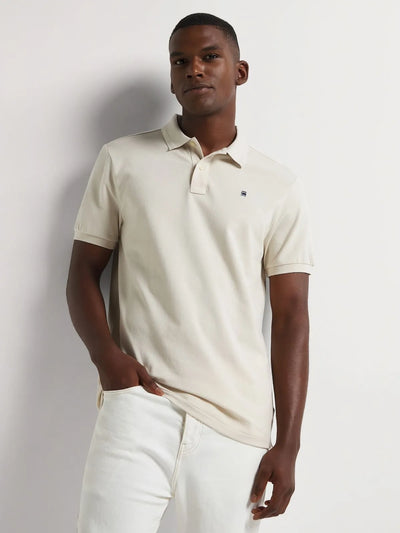 G-Star Men's Dunda Ecru Polo