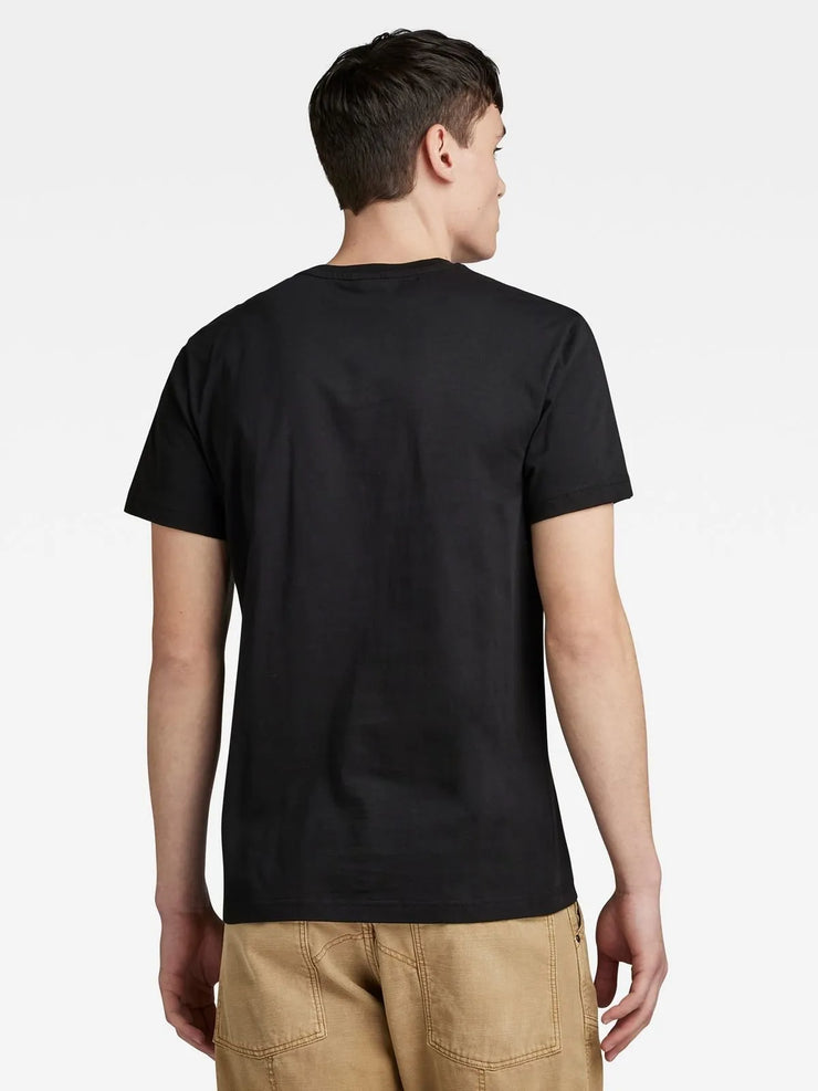 G-Star Men's Camo Box Graphic Black T-Shirt