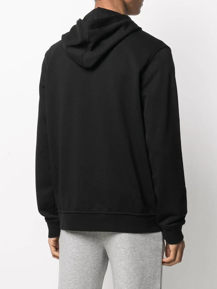 KARL LAGERFELD K EMBROIDERY ZIP-UP HOODIE
