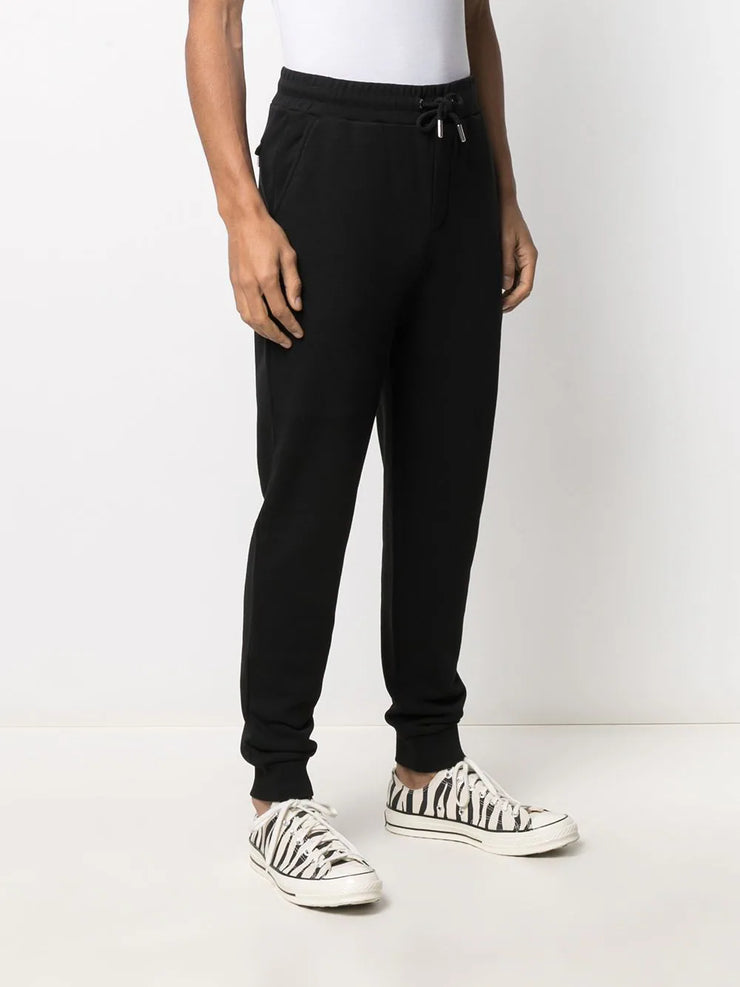 KARL LAGERFELD COTTON-BLEND TRACK PANTS