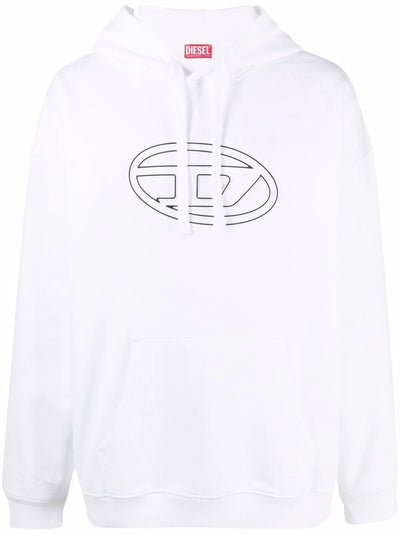 Diesel S-Ummer-Bigoval cotton hoodie