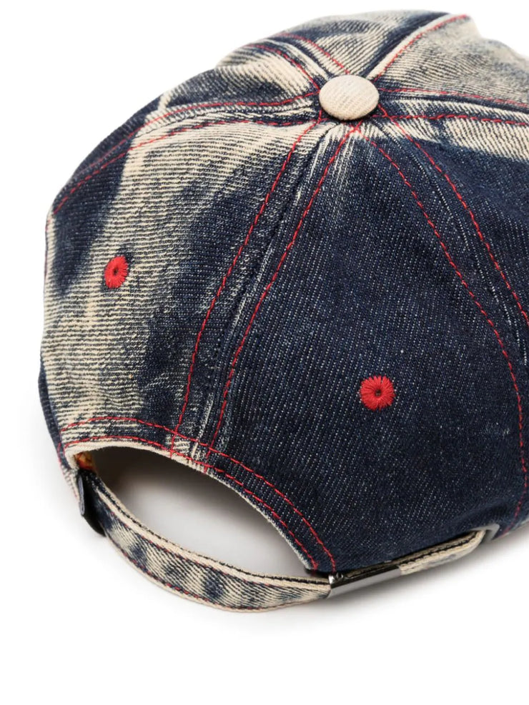 Diesel C-Seymon distressed denim cap