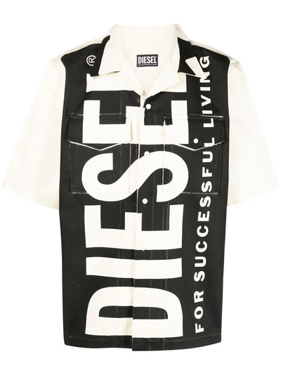 Diesel S-Mac-22 logo-print shirt