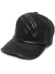 Diesel C-Colm-Sten logo-print cap