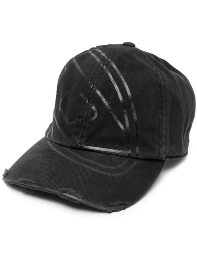 Diesel C-Colm-Sten logo-print cap