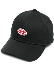 Diesel C-Rune logo-appliqué baseball cap