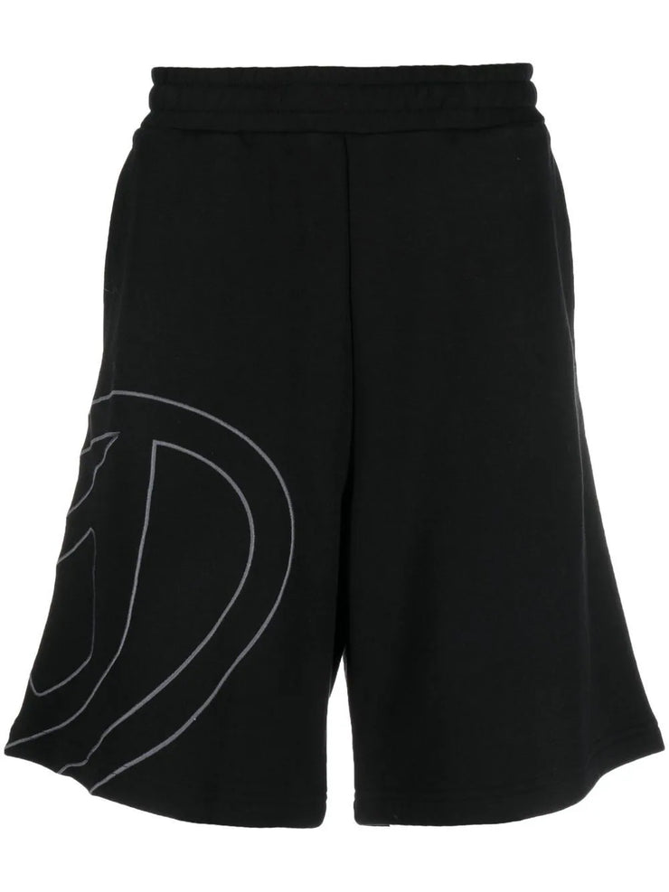 Diesel P-Crow Megoval cotton shorts