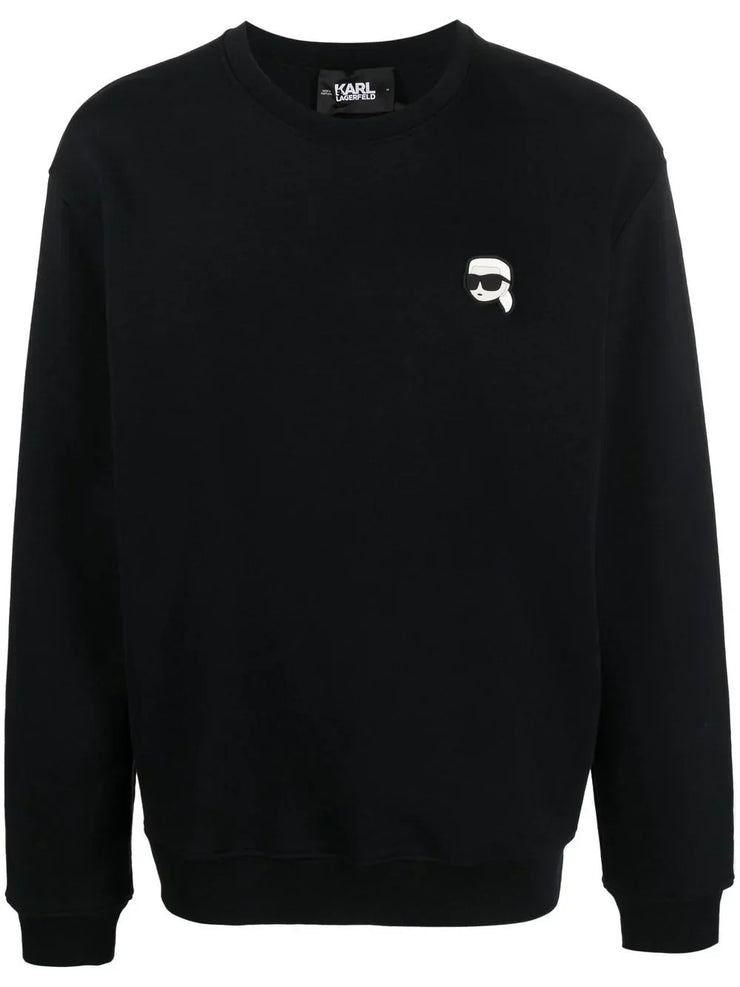 KARL LAGERFELD IKONIK PATCH ORGANIC COTTON JERSEY