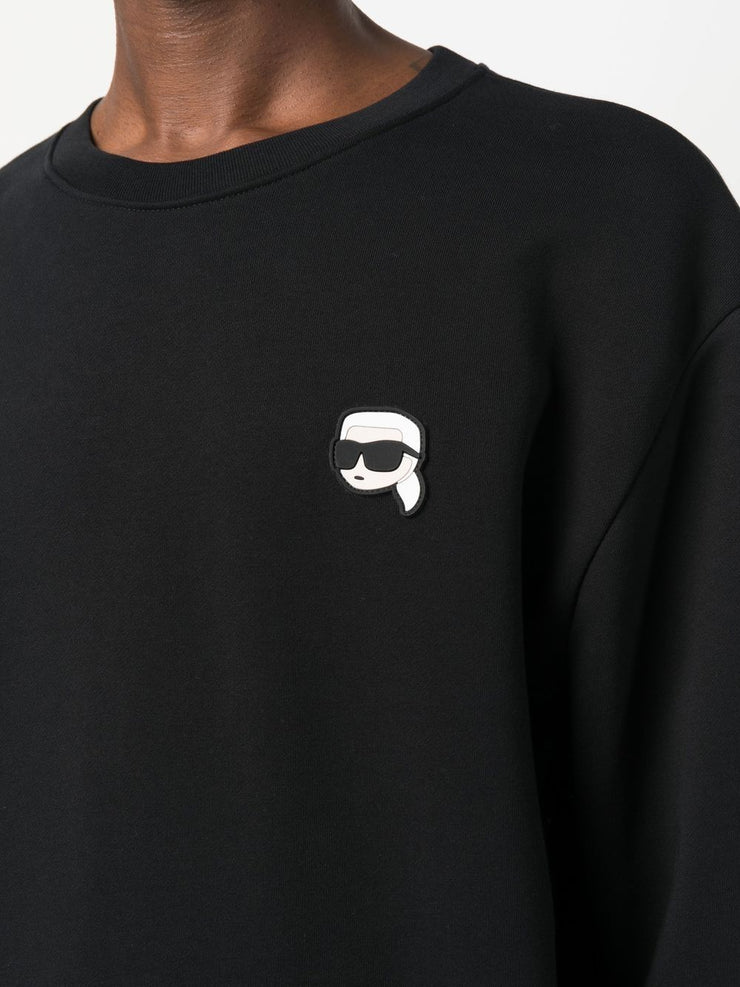 KARL LAGERFELD IKONIK PATCH ORGANIC COTTON JERSEY