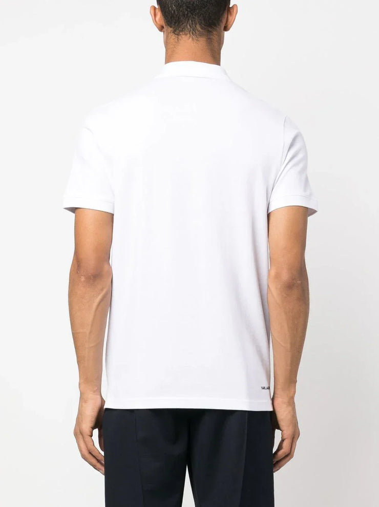 Karl Lagerfeld Ikonik embroidered polo shirt