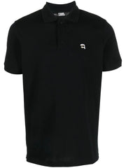 Karl Lagerfeld Ikonik embroidered polo shirt