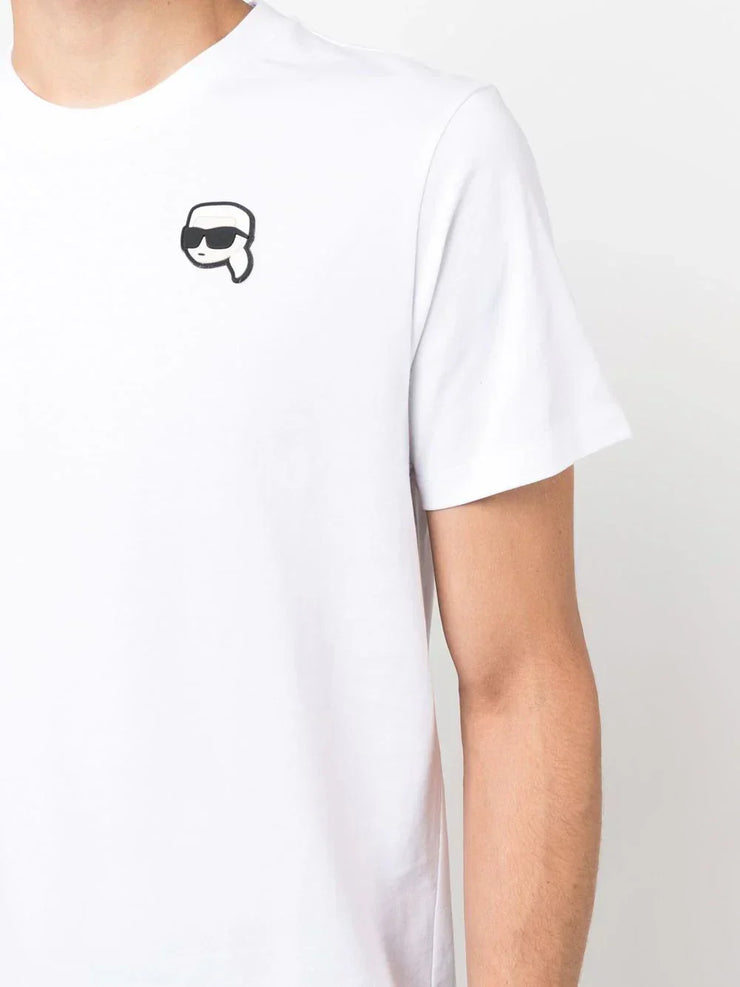 KARL LAGERFELD IKONIK PATCH ORGANIC COTTON T-SHIRT