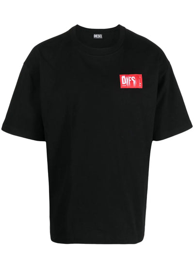 Diesel T-Nlabel logo-appliqué T-shirt
