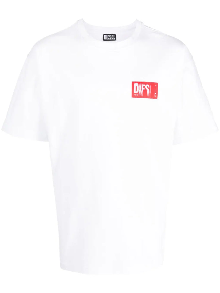 Diesel T-Nlabel logo-appliqué T-shirt