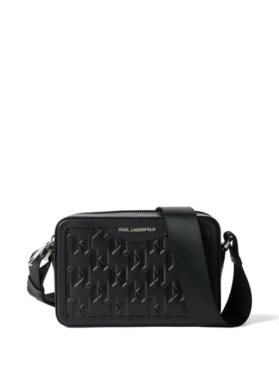 KARL LAGERFELD K/LOOM LEATHER CAMERA BAG