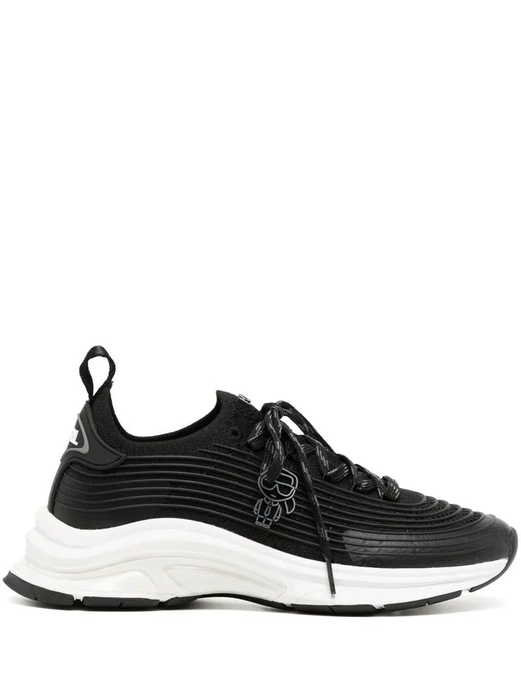 KARL LAGERFELD LUX FINESSE PLEXIKONIC LOW-TOP SNEAKERS