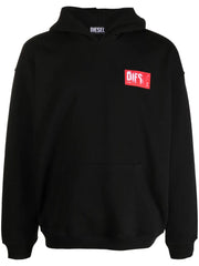 Diesel S-Nlabel logo-appliqué hoodie