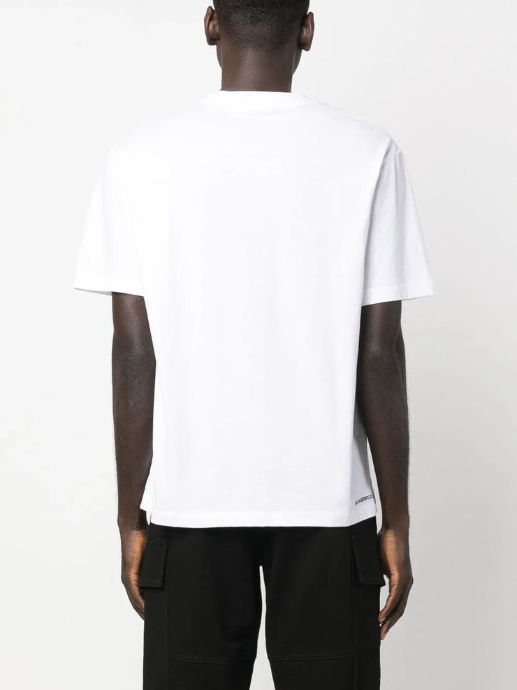 Karl Lagerfeld graphic-print organic cotton T-shirt