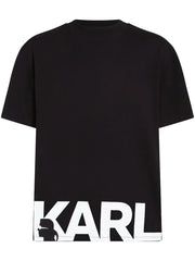 KARL LAGERFELD LOGO-HEM T-SHIRT