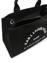 KARL LAGERFELD MEDIUM RUE ST-GUILLAUME SQUARE TOTE BAG