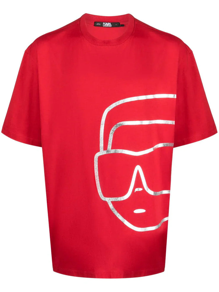 Karl Lagerfeld Ikonik 2.0 logo-print T-shirt
