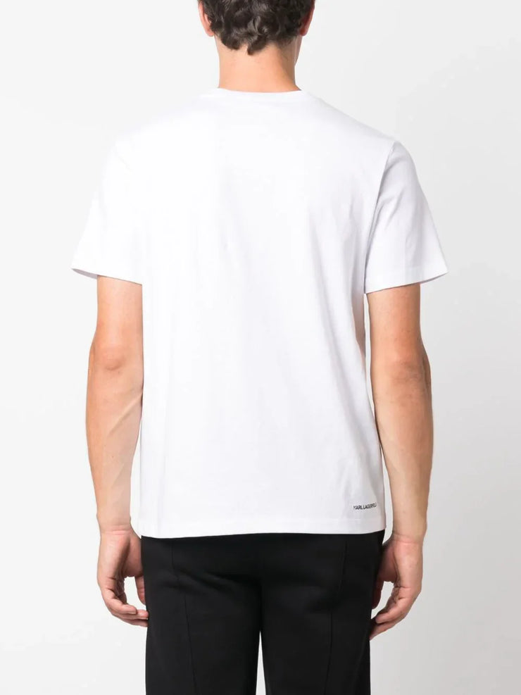 Karl Lagerfeld Ikonik 2.0 logo-embossed T-shirt