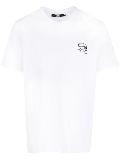 Karl Lagerfeld Ikonik 2.0 logo-embossed T-shirt