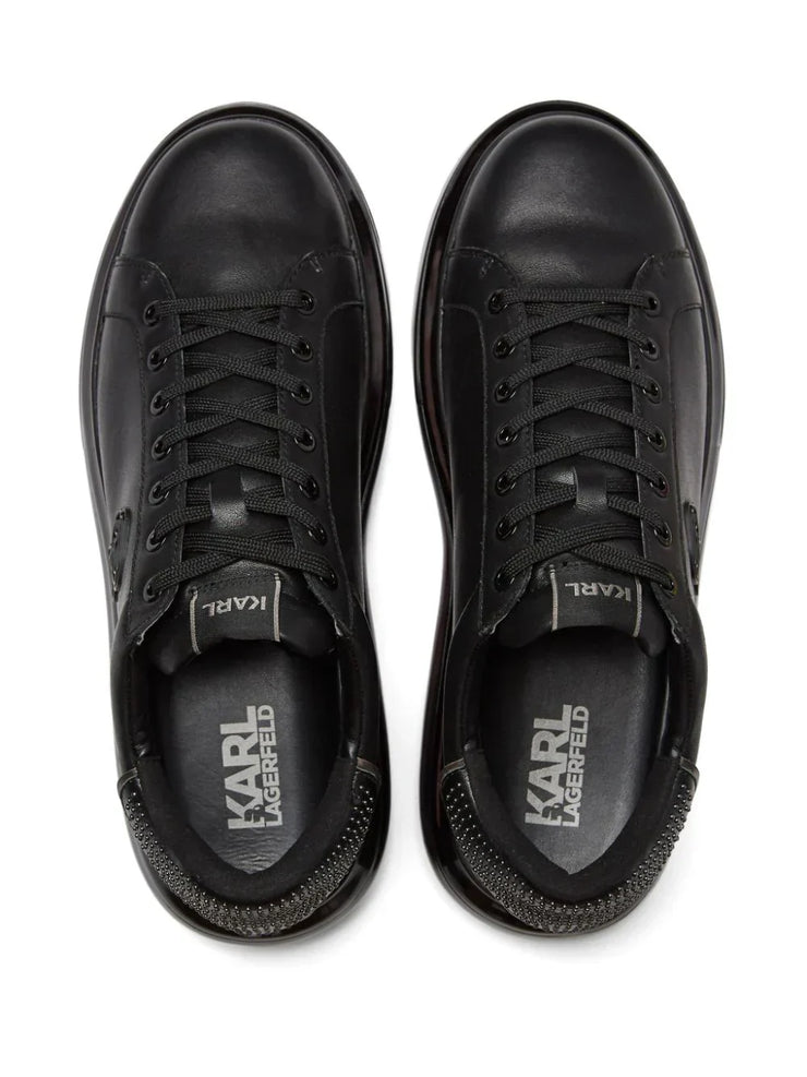 KARL LAGERFELD IKONIK NFT KAPRI KUSHION LEATHER SNEAKERS