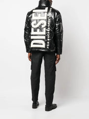 Diesel logo-patch padded jacket