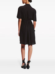 KARL LAGERFELD SIGNATURE WRAP DRESS