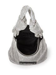 KARL LAGERFELD K/EVENING CRYSTAL-EMBELLISHED SHOULDER BAG