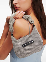 KARL LAGERFELD K/EVENING CRYSTAL-EMBELLISHED SHOULDER BAG