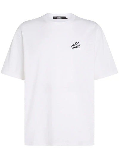 Karl Lagerfeld Autograph cotton T-shirt