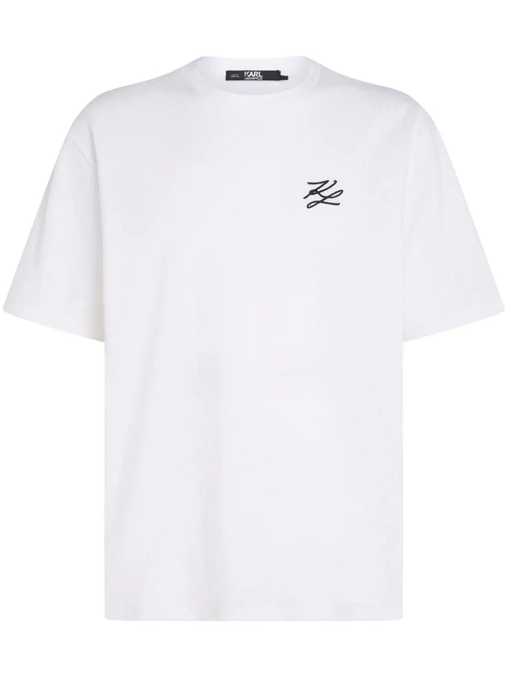 Karl Lagerfeld Autograph cotton T-shirt
