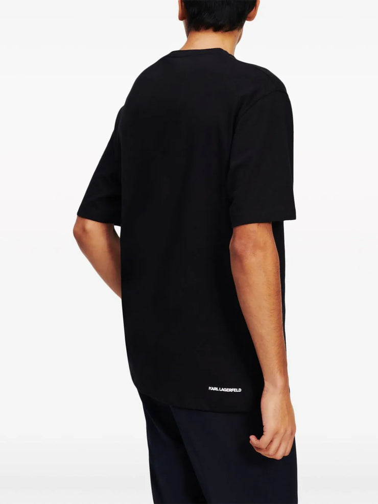 Karl Lagerfeld Autograph cotton T-shirt
