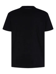 Karl Lagerfeld flocked-logo organic-cotton T-shirt