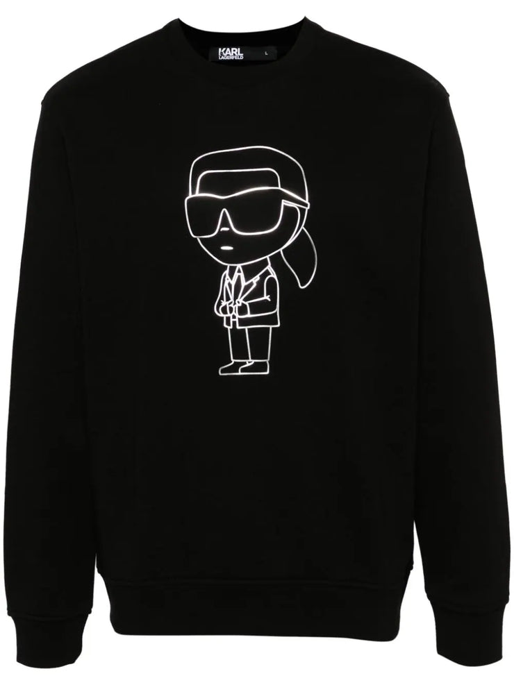 Karl Lagerfeld Ikonik Karl cotton sweatshirt