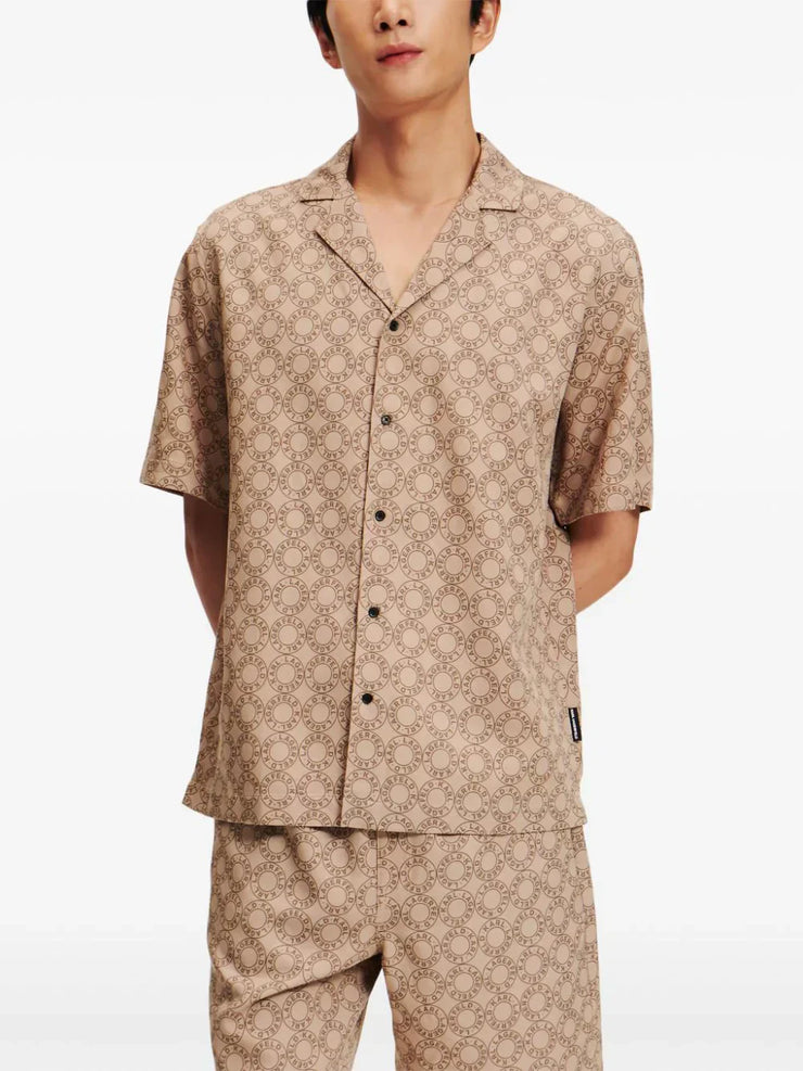 KARL LAGERFELD CIRCLE-LOGO TWO PIECE SET