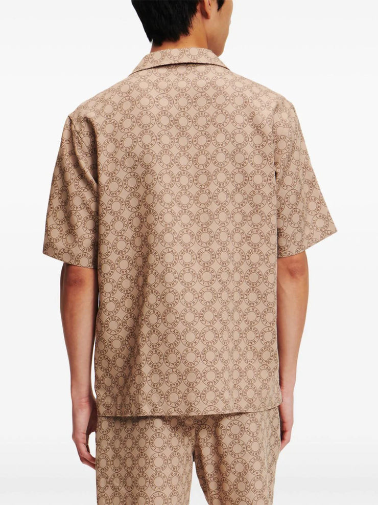 KARL LAGERFELD CIRCLE-LOGO TWO PIECE SET