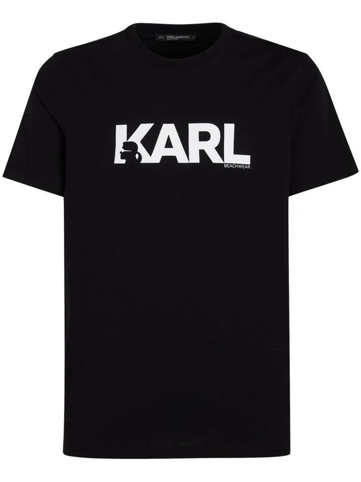 KARL LAGERFELD LOGO-PRINT T-SHIRT