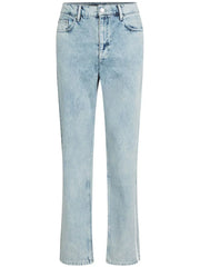 KARL LAGERFELD LOGO-TAPE STRAIGHT-LEG JEANS