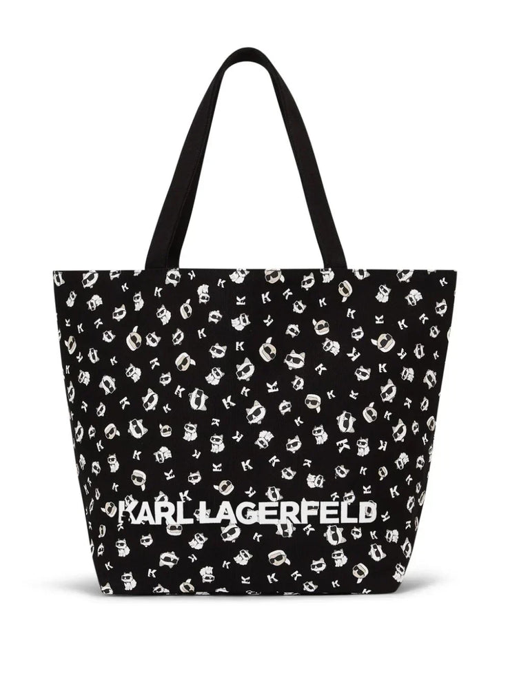 KARL LAGERFELD IKONIK CHOUPETTE REVERSIBLE TOTE BAG