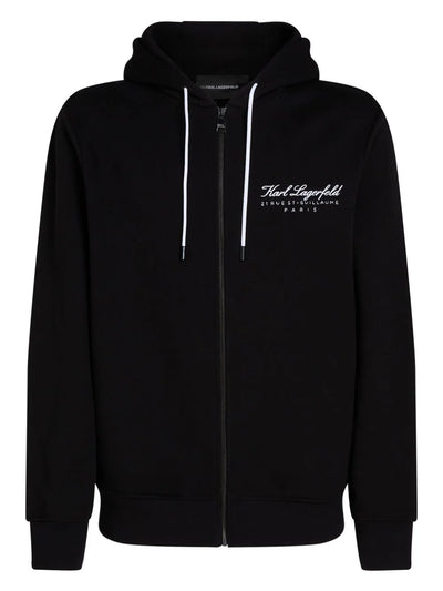 KARL LAGERFELD HOTEL KARL ZIP-UP HOODIE