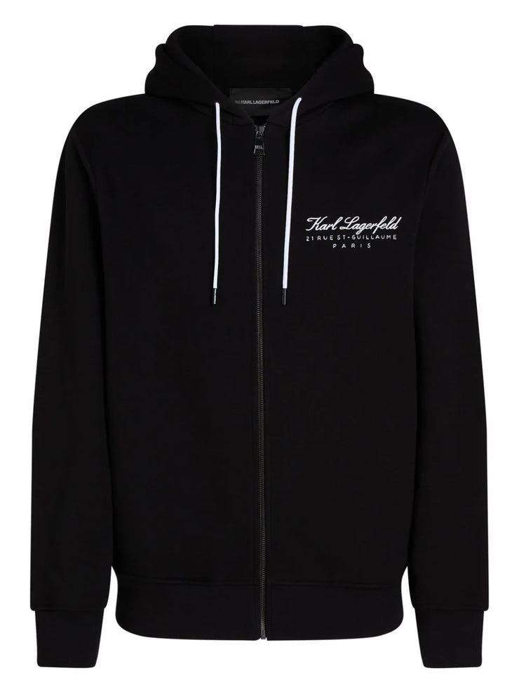 KARL LAGERFELD HOTEL KARL ZIP-UP HOODIE