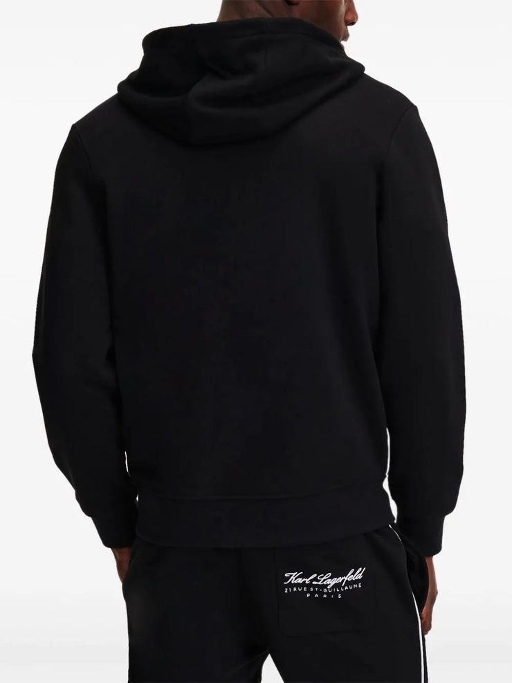 KARL LAGERFELD HOTEL KARL ZIP-UP HOODIE